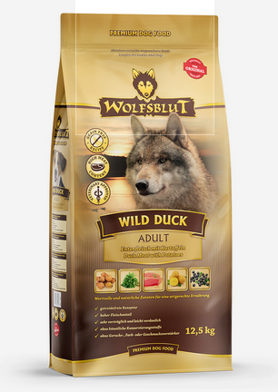 Wolfsblut Wild Duck Trockenfutter für Hunde mit Entenfleisch mit Kartoffeln